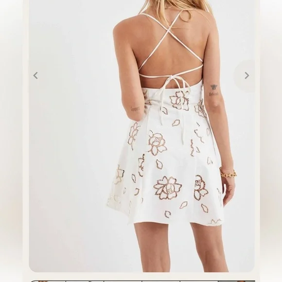 For Love & Lemons sz L Renee mini dress - Picture 2 of 5